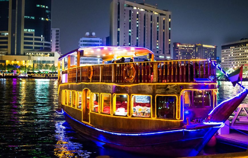 Dhow Cruise Dinner Dubai Canal 2023 – Unforgettable Night on Water