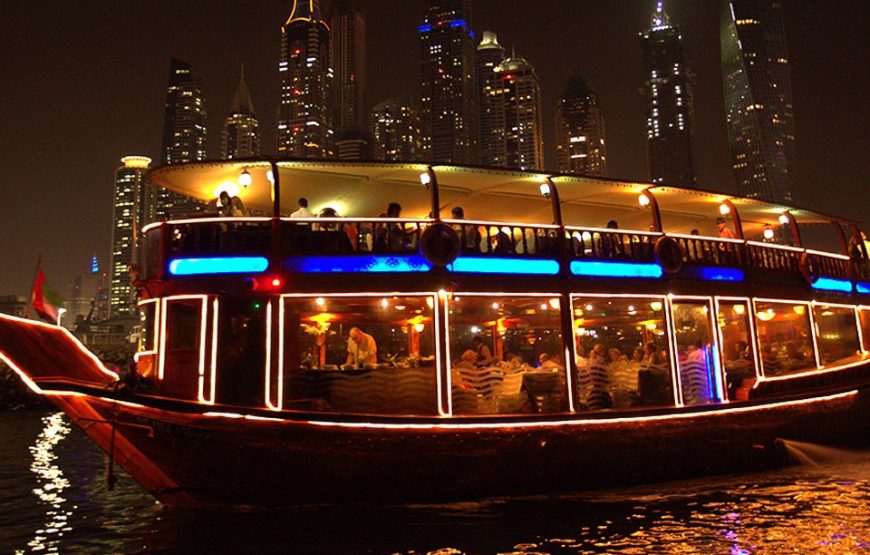 Dhow Cruise Dinner Dubai Canal 2023 – Unforgettable Night on Water